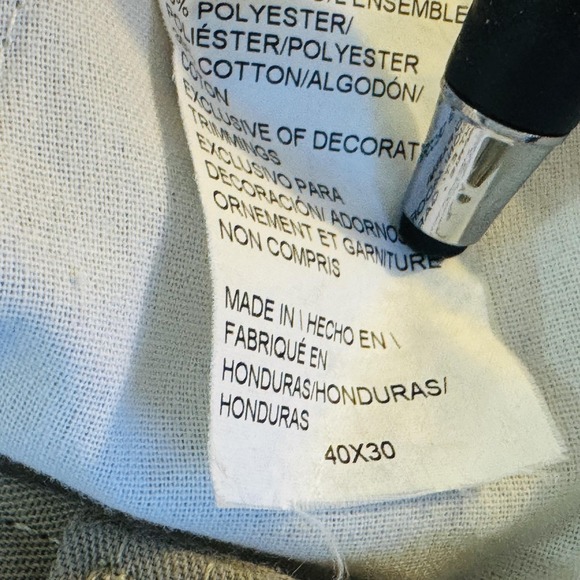 Dickies Pants Mens 40x29 Beige Khakis Polyester Cotton Zip Fly W541E5F - Picture 6 of 9